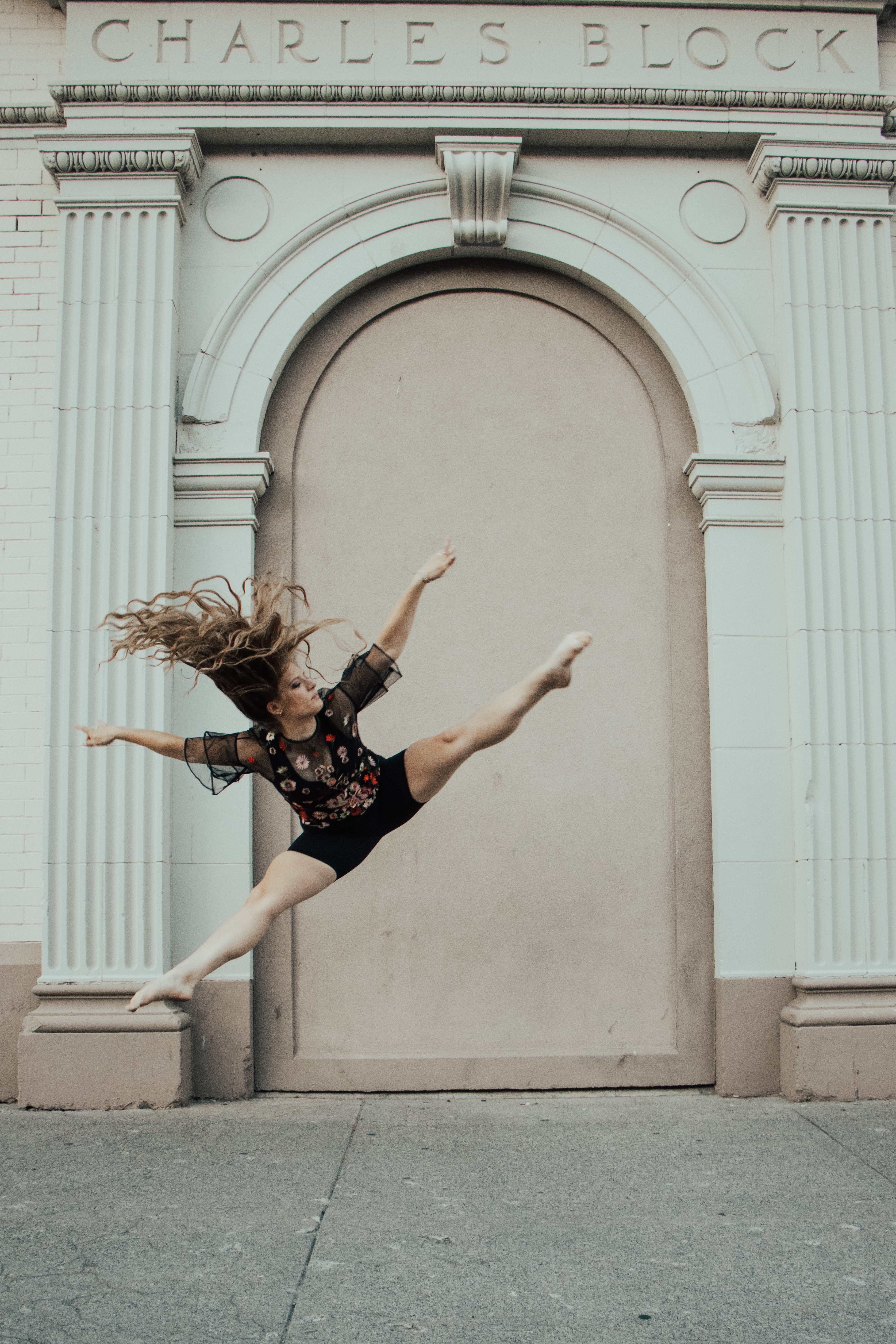 Annabelle in ballet pose